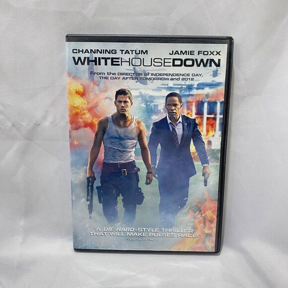White House Down DVD Channing Tatum Jamie Foxx with Case 2013 Rated PG-13 - Picture 2 of 9
